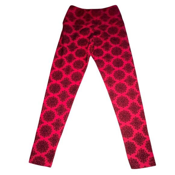 Intro. Womens Tummy Control Seamless Leggings-Red/Black-Size Small-NWT - Picture 5 of 5